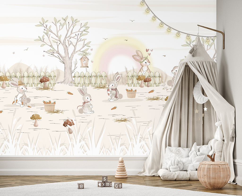 Mural Infantil Happy Easter VCHE-076